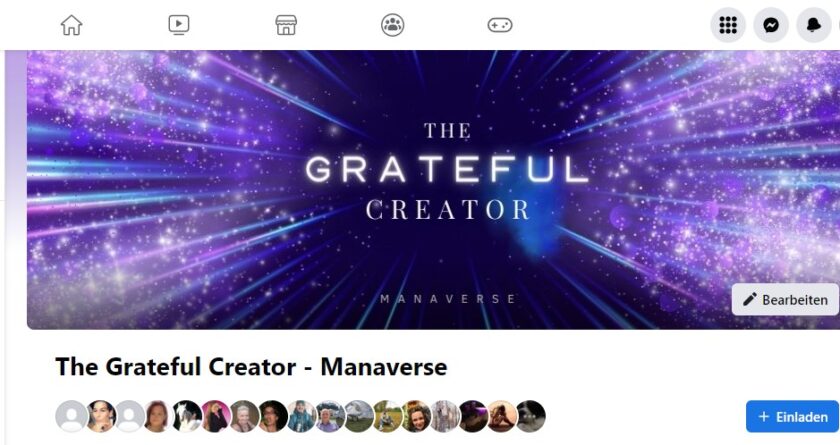 The Grateful Creator Facebook-Gruppe